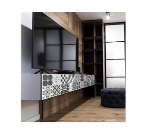 Vinilo adhesivo 15x15 cm Santa Cruz 12 unidades