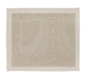 Individual Taupe crudo linet 42x36 cm 4 un.