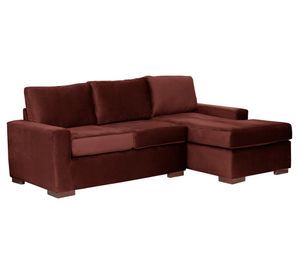 Sofá seccional 3 cuerpos Livorno café