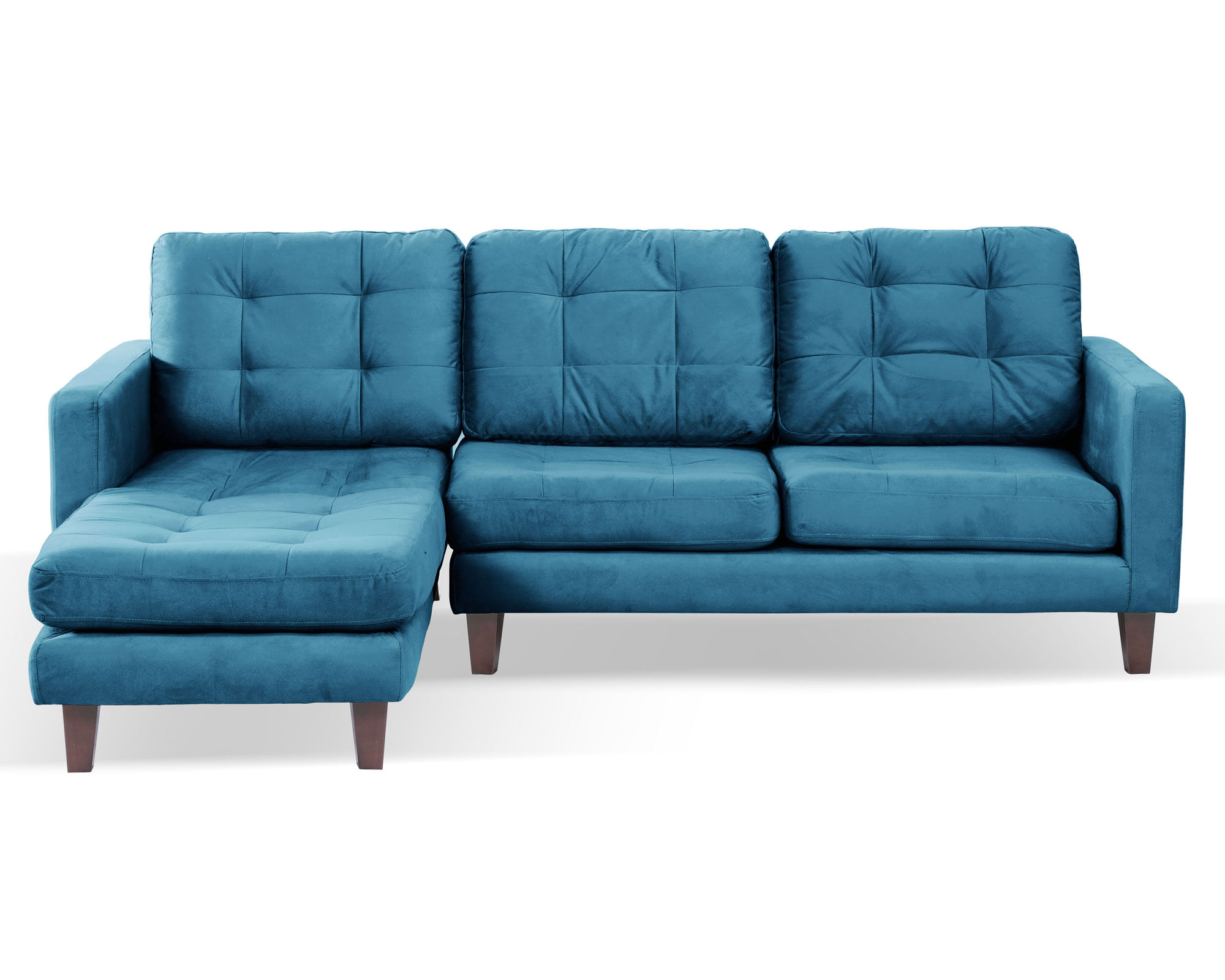 Latam Home Sofá chaise izquierdo Nápoles azul Latam Home