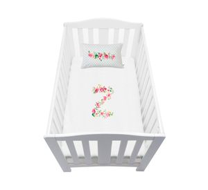 Cubreplumón colecho Vintage Z blanco