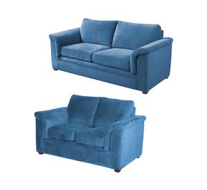 Juego de Living Ancona azul petróleo Latam Home