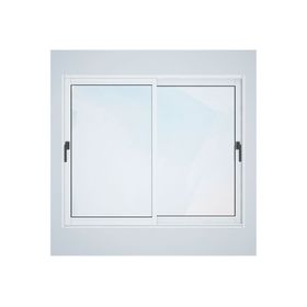 Ventana Aluminio 140x120 cm Termopanel Corredera Blanca Mundo Glass