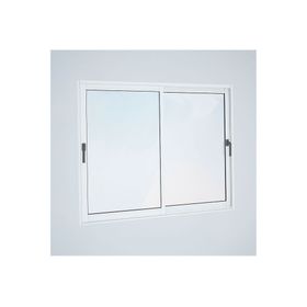 Ventana Aluminio 140x120 cm Termopanel Corredera Blanca Mundo Glass