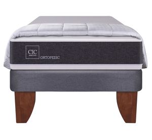 Cama Europea 1 Plaza Ortopedic + Plumón Cic
