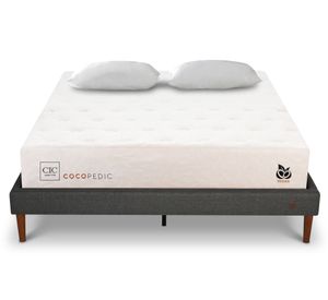Cama europea 2 plazas Cocopedic + almohadas Cic.