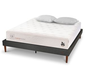 Cama europea 2 plazas Cocopedic + almohadas Cic.