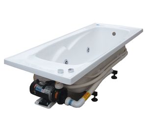 Tina hidromasaje 70x150 cm 5 jets izquierdo Lake Norglas