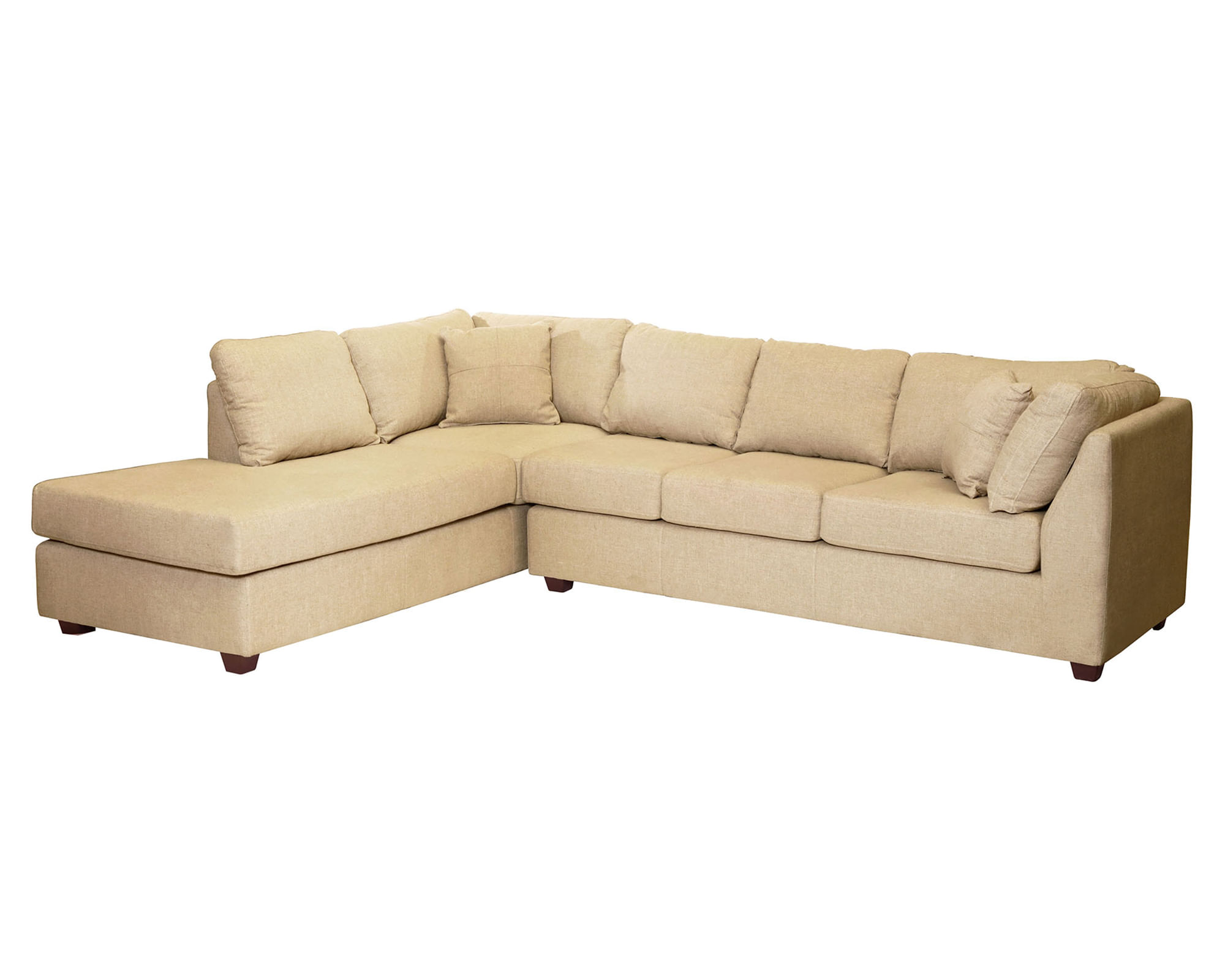 Latam Home Sofá seccional izquierdo 5 cuerpos Padua beige