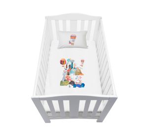 Cubreplumón colecho Colecho Aventura blanco