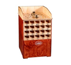 Juego de rana bronce + tejos bronce 100x70x60 cm