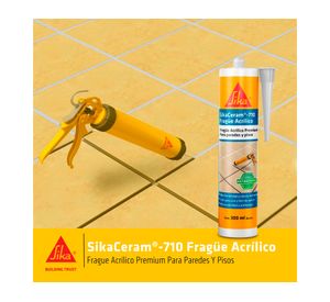 Fragüe acrílico Sikaceram 710 300 ml gris