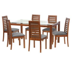 Comedor 6 sillas Barcelona gris Latam Home