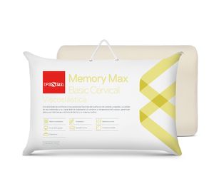 Almohada americana 35x53 cm Memory Max Cervical blanco