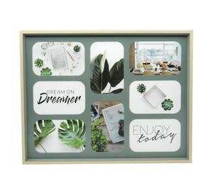 Marco 8 fotos 10x15 cm verde Ronda