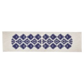 Camino de mesa Arabesque crudo linet 150x36 cm