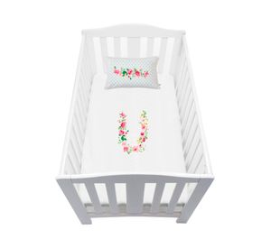 Cubreplumón pack Letras Vintage U blanco