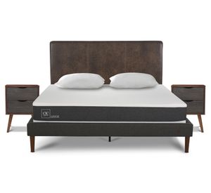 Cama europea curve 2 plazas Ortopedic + set Baker/Níger + 2 almohadas Cic