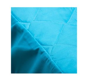 Cubre colchón Súper king celeste