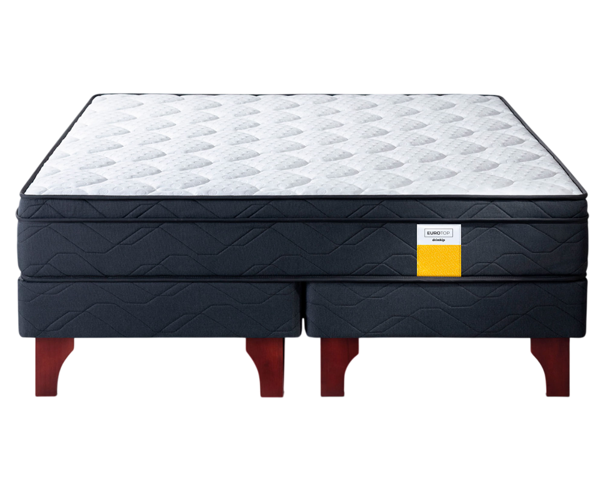 Drimkip Cama europea Eurotop Súper King base dividida
