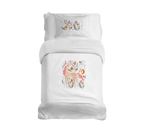 Cubreplumón transición Unicornio blanco