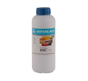 Tinta base agua 1 litro Aqcuacolor roble Sayerlack