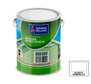 Óleo 1 galón Máxima resistencia blanco semi brillante Sherwin Williams
