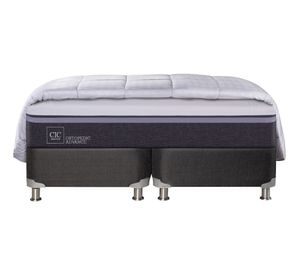 Box spring 2 plazas Ortopedic advance base dividida B5 + plumón Cic