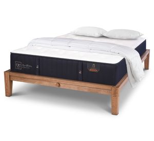 Cama europea Oak King Premium + 2 almohadas viscoelásticas+plumón Cic