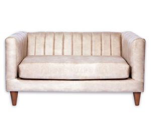 Sofá cuero Sorrento beige Latam Home