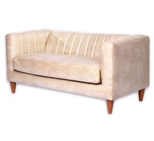 Sofá cuero Sorrento beige Latam Home