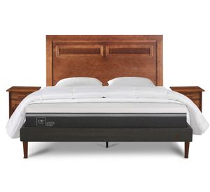Cama europea 2 plazas Ortopedic Advance + set Milán + almohadas + plumón plumas Cic