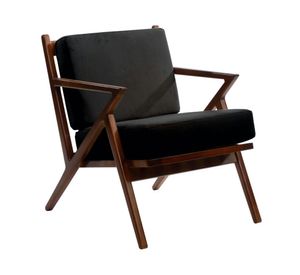 Sitial velvet 1 cuerpo Bremen negro