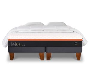 Cama europea 2 plazas Bee Comfort + almohadas + plumón Cic