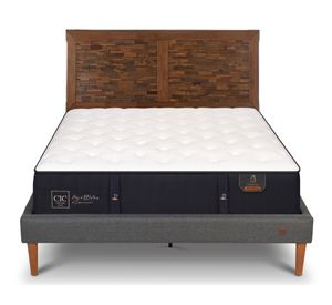 Cama europea 2 plazas Premium + respaldo Antique Cic.