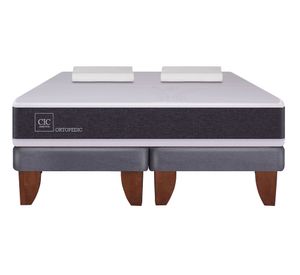 Cama europea king Ortopedic + almohadas viscoelásticas Cic