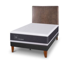 Cama europea Curve Ortopedic 1.5 plazas Baker + 1 respaldo Cic