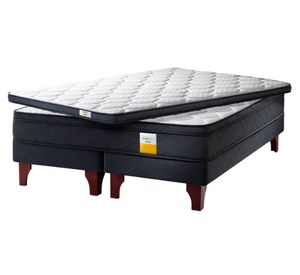 Cama europea 2 plazas Plus + topper + base dividida Drimkip