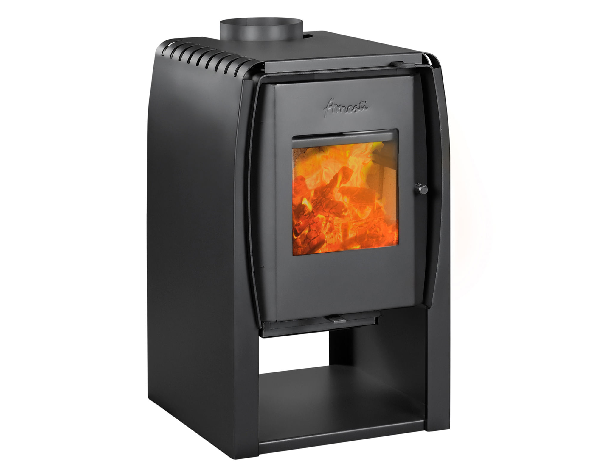 Amesti Estufa a leña Nordic 350 gris charcoal