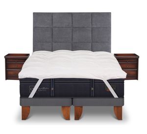 Cama europea king Grand Premium dividida + set Támesis Cic