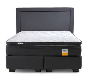 Cama americana King Eurotop + respaldo + Topper Drimkip