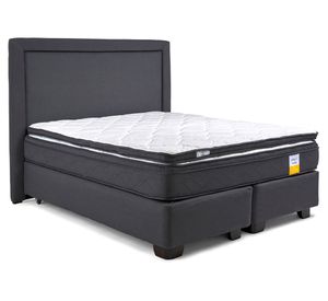 Cama americana King Eurotop + respaldo + Topper Drimkip