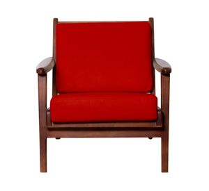 Sitial PU 1 cuerpo Neuss rojo