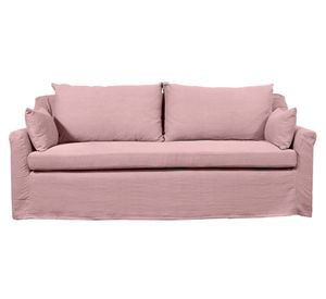 Sofá 3 Cuerpos Lircay Lino palo rosa