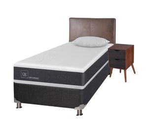 Box spring 1,5 plazas Ortopedic + set Níger/Baker + almohada Cic