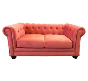 Sofá 2 cuerpos Florencia palo rosa