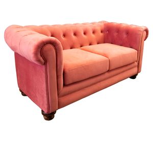 Sofá 2 cuerpos Florencia palo rosa