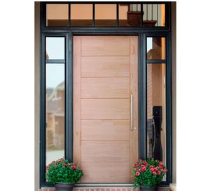 Puerta Pino Radiata Alejandría 85x230 cm Moldupanel