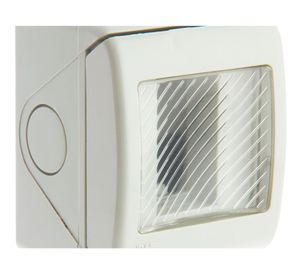 Casquete 2 módulos con ventana gris Schneider