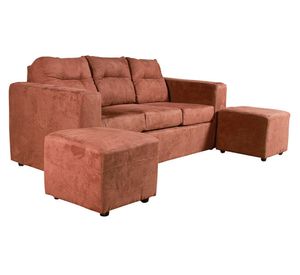 Sofás 3 cuerpos Nize café